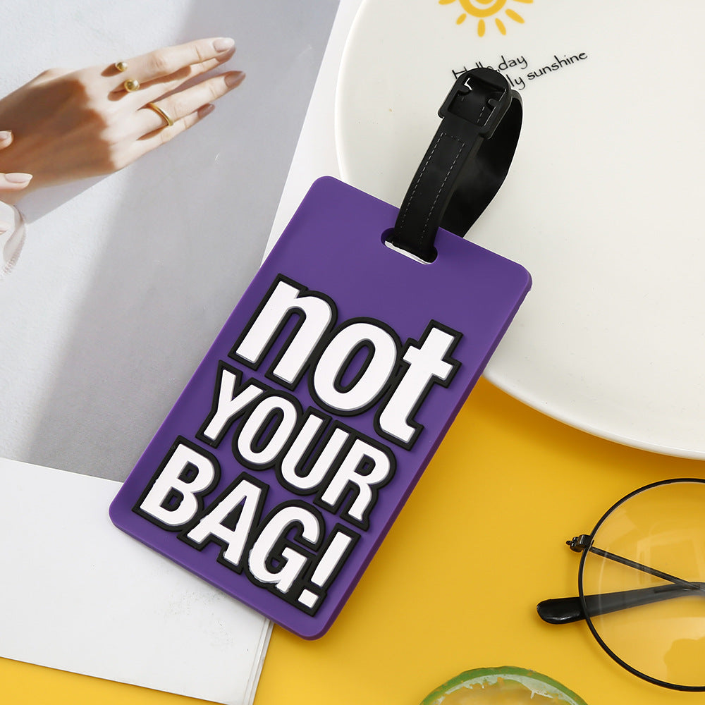 Unisex Luggage Tag with Eye-catching Message Bowlift