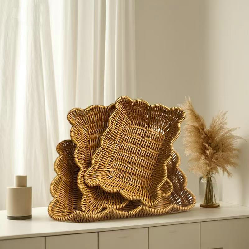 Decorative Woven Fruit Serving Bowl Bowlift