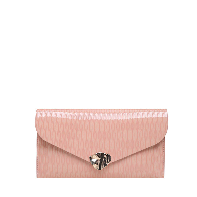 WoElegant Glossy Evening Clutch Bowlift