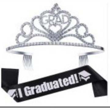 Ladies Decorative Crystal Tiara Bowlift