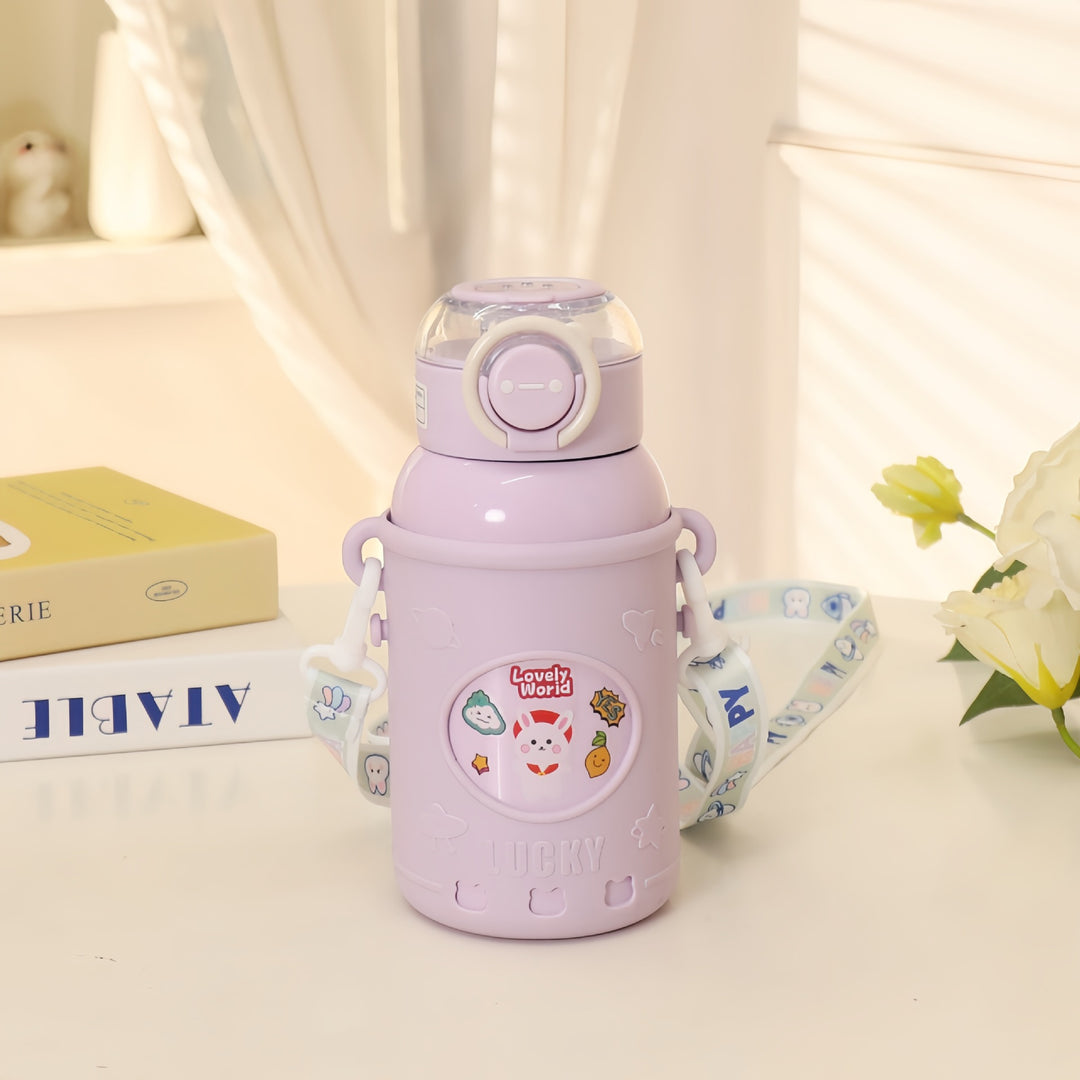 Women Insulated Bottle with Integrated Drinking Mechanism Bowlift