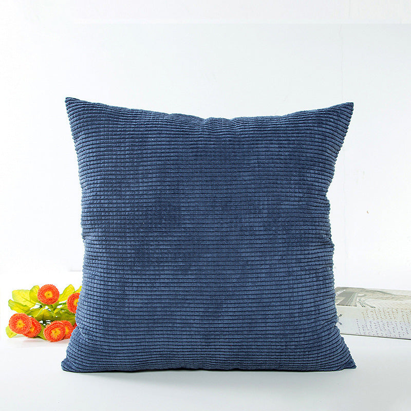 Textured Ribbed Decorative Cushion