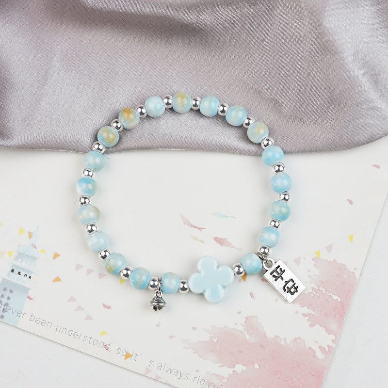 Heart-Shaped Beaded Bracelet Bowlift