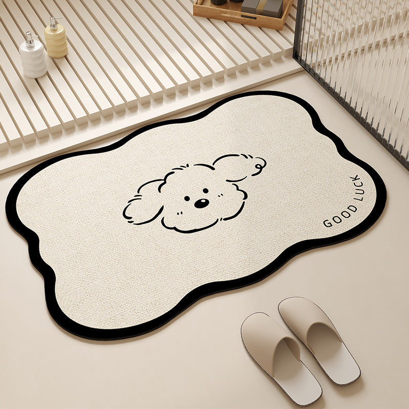 Playful Design Bathroom Mat