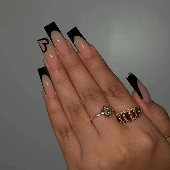 Artistic Long-Lasting Press-On Nail Tips Bowlift