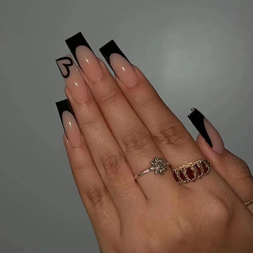 Artistic Long-Lasting Press-On Nail Tips Bowlift