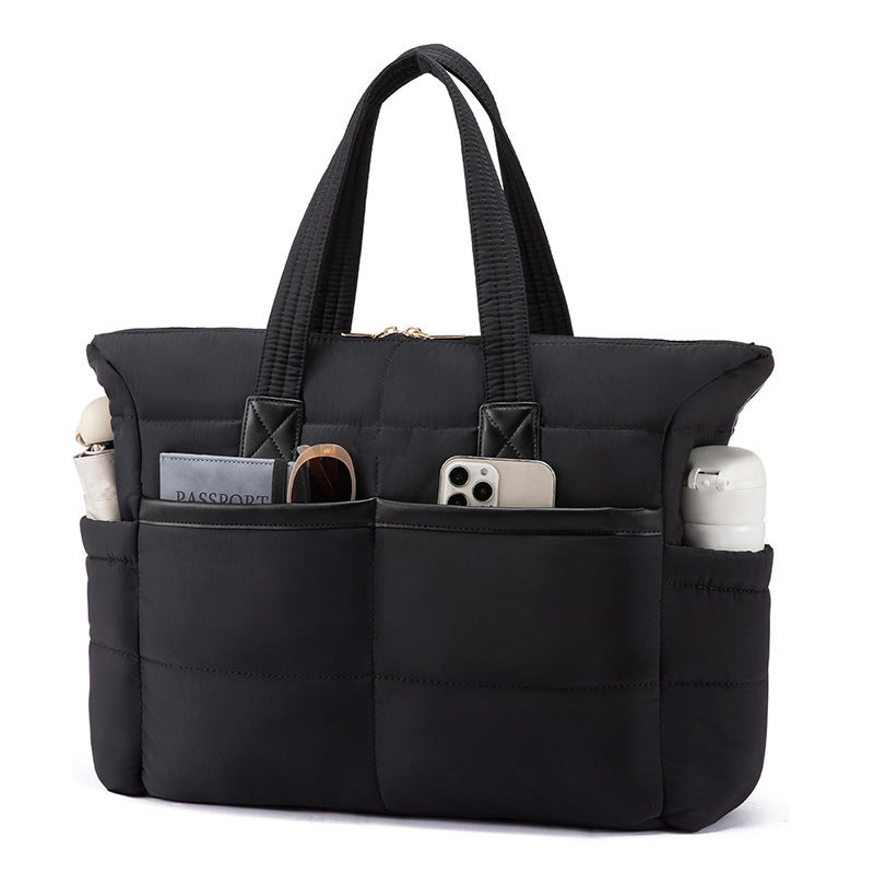 Practical handbag with multiple compartments Bowlift