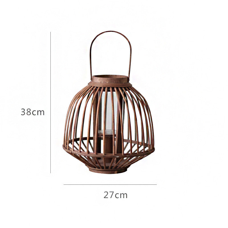 Decorative Rattan Lantern Bowlift