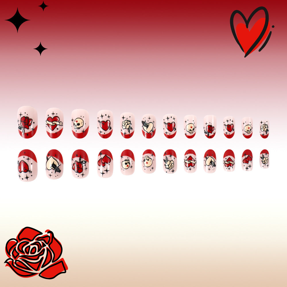 Artistic Press-On Nail Designs Bowlift