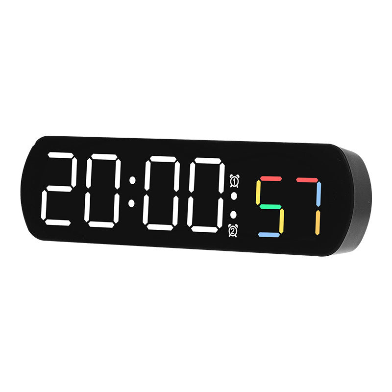 Digital Alarm Clock with Large LED Display and Temperature Display Bowlift