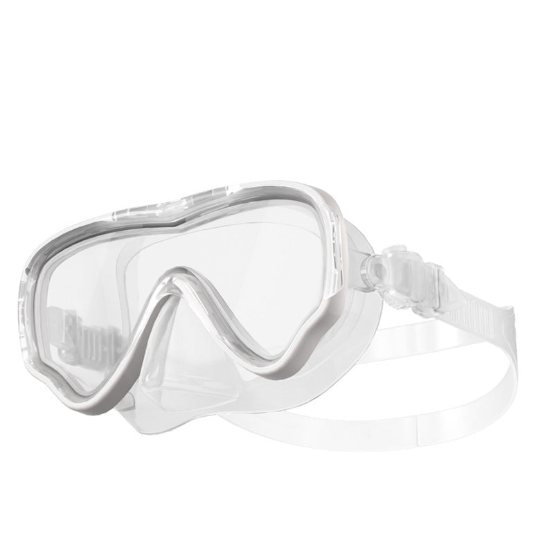 Diving mask with comfortable silicone cover Bowlift