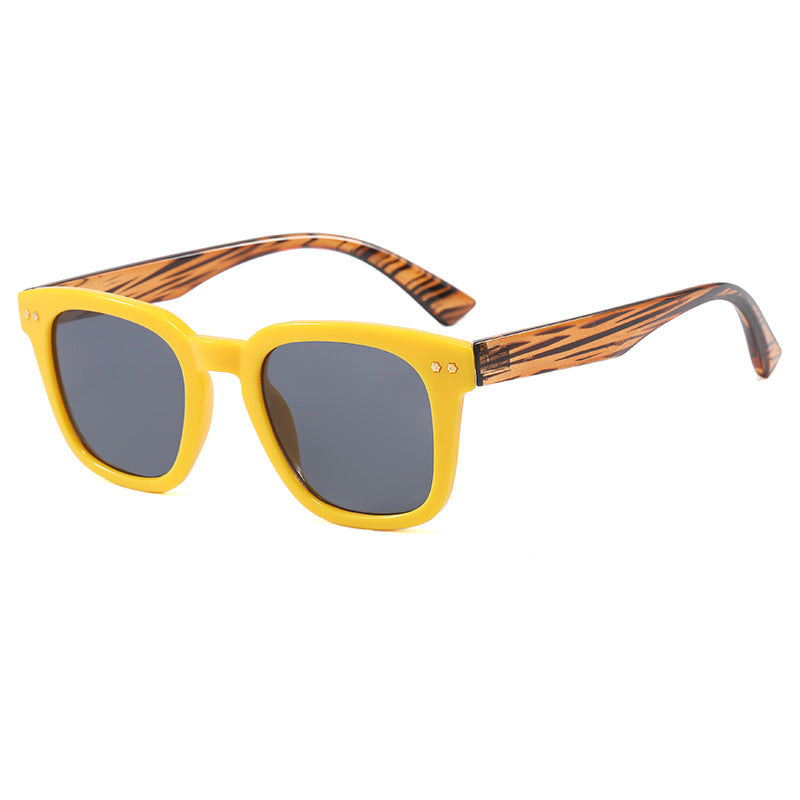 Women's Square Sunglasses with Modern Transparent Frame and UV Protection Bowlift