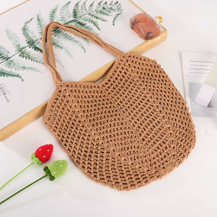 Handwoven jute tote Bowlift