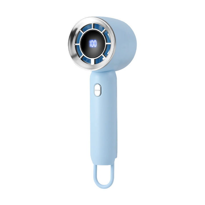 Ladies portable cooling fan with digital display Bowlift