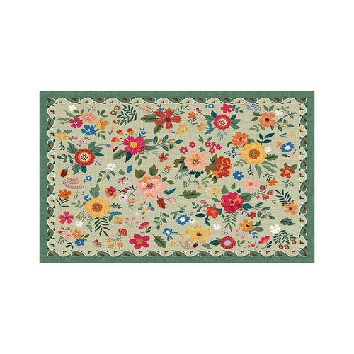 Floral Patterned Bath Comfort Mat Bowlift