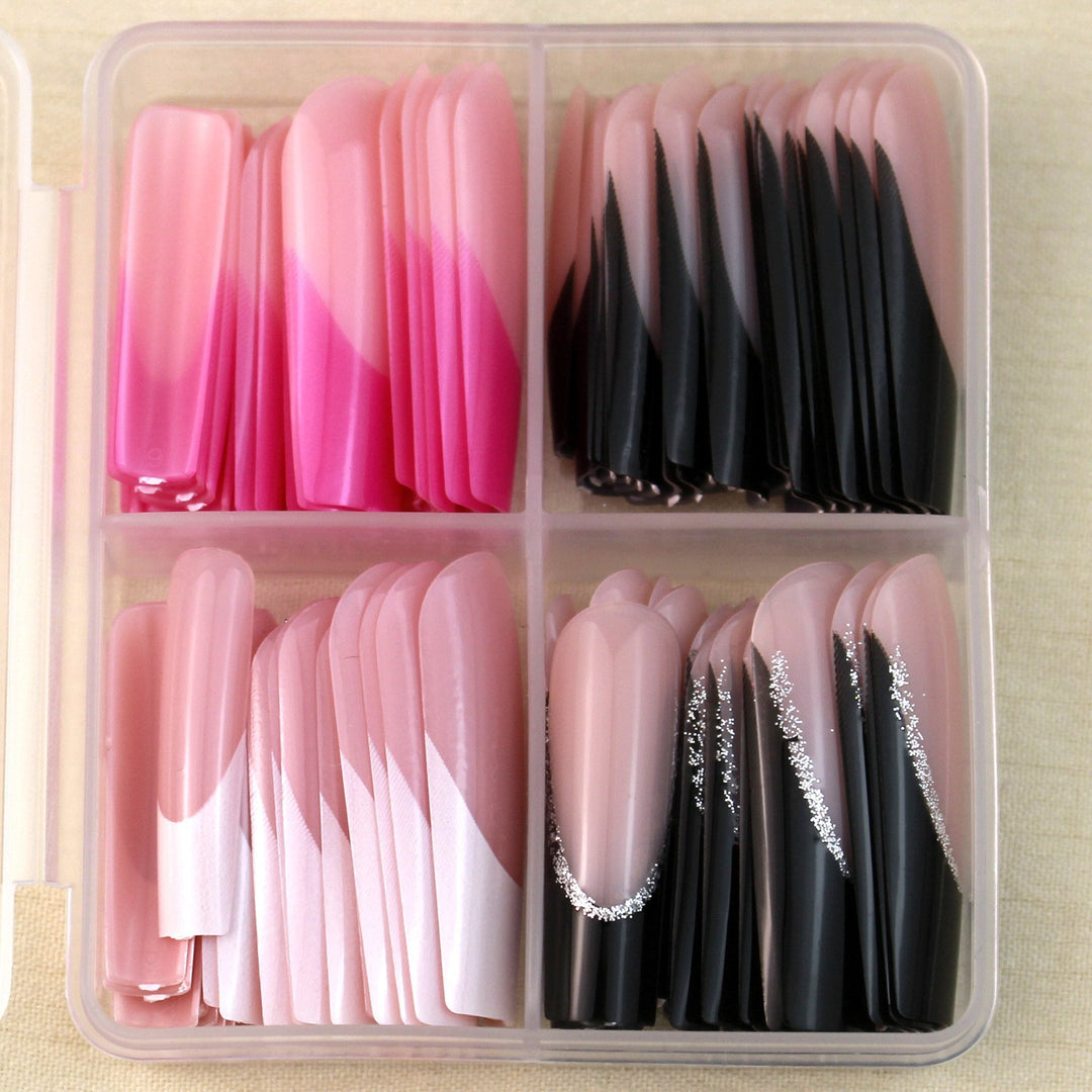 Premium Gradient Nail Art Tips Set Bowlift