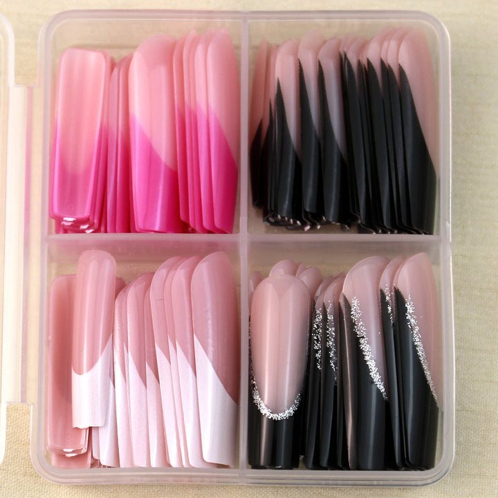 Premium Gradient Nail Art Tips Set Bowlift