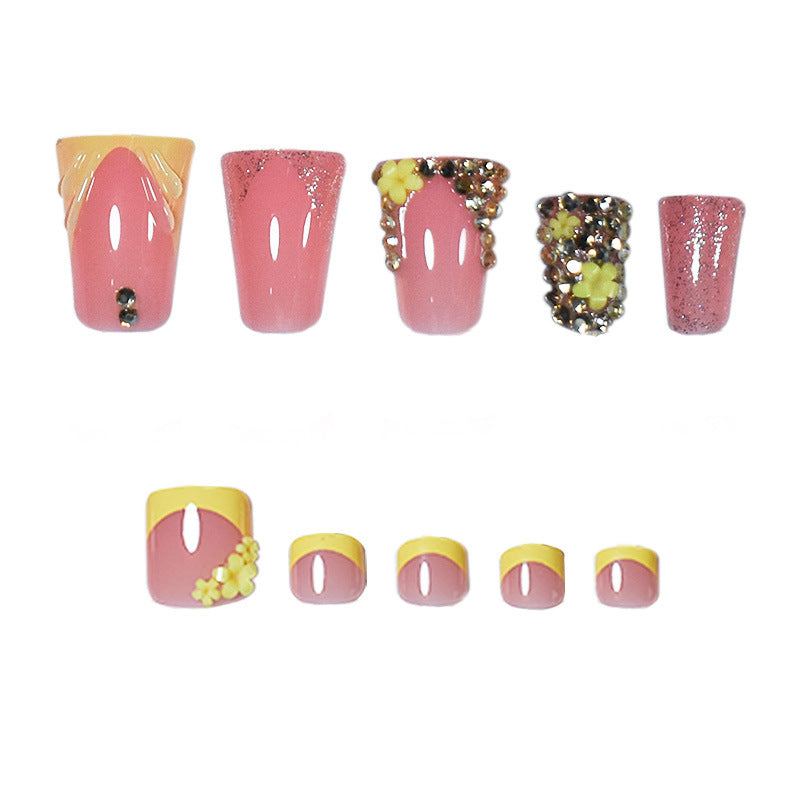 Premium Decorative Press-On Nails Bowlift