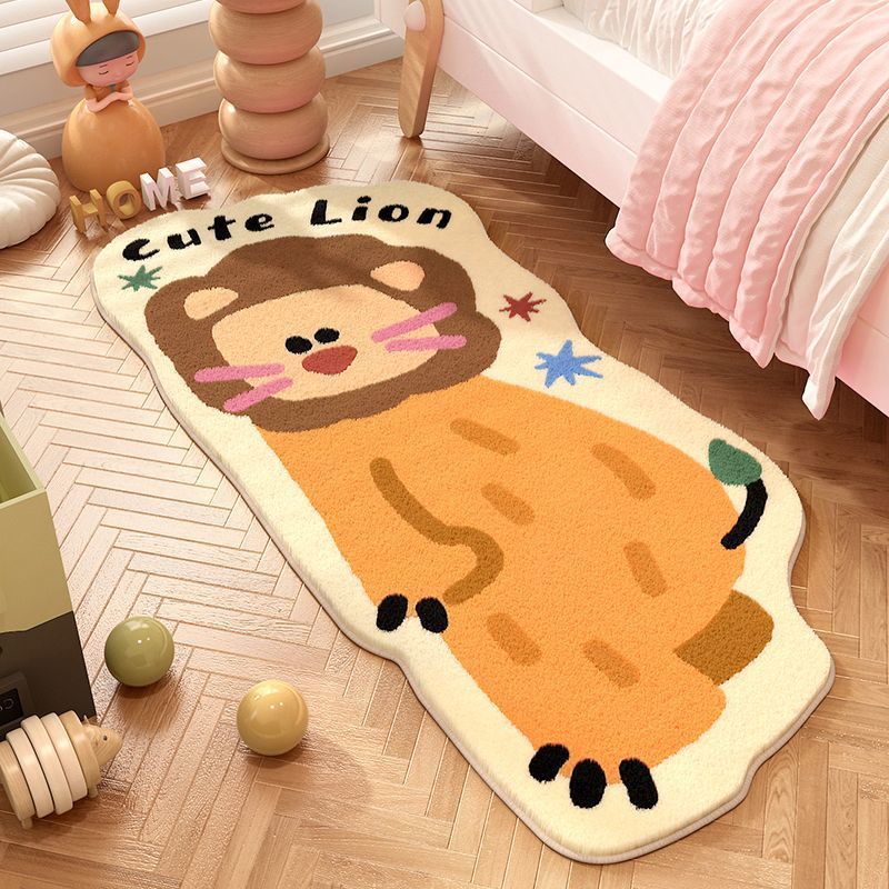 Playful Puppy-Shaped Area Rug