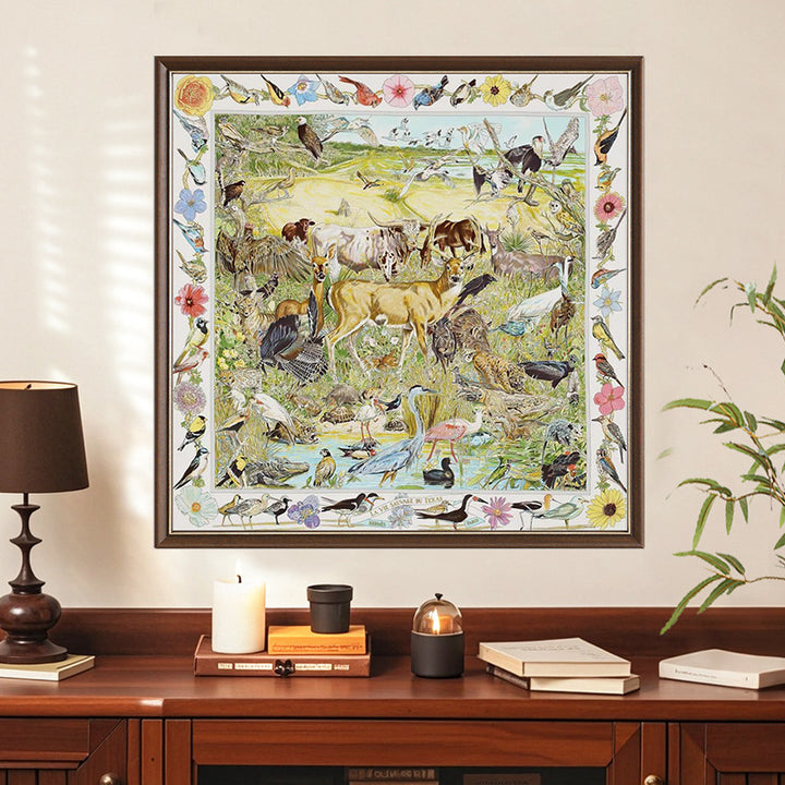Wildlife Theme Framed Art Print