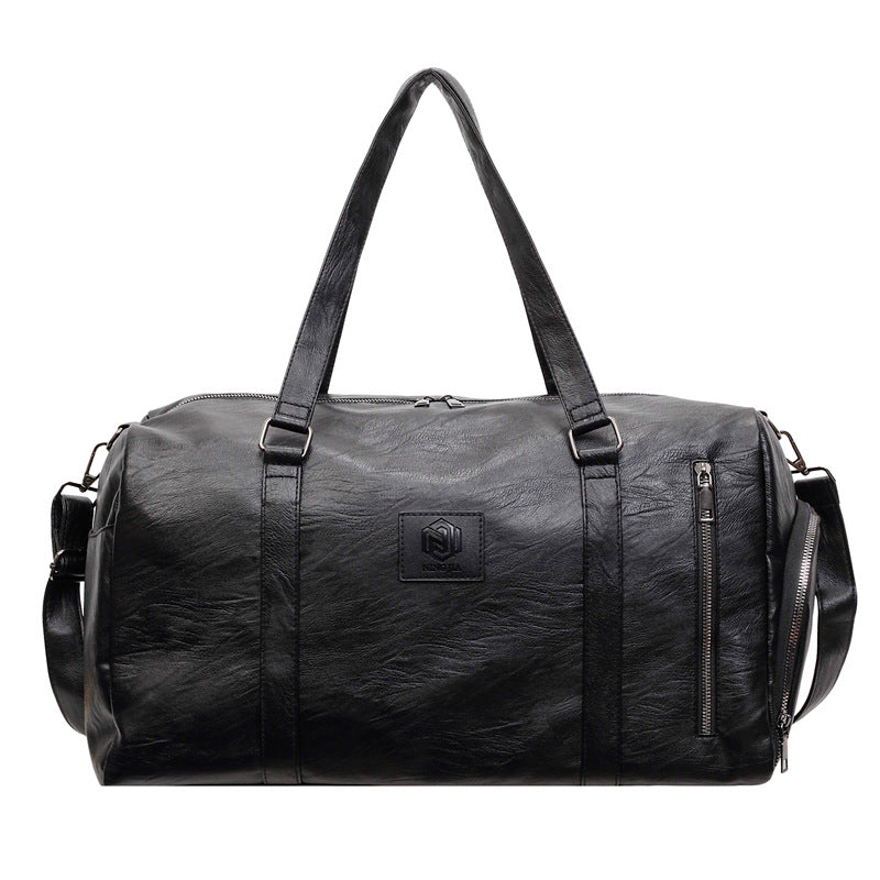 Premium Leather Travel Duffel