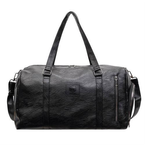 Premium Leather Travel Duffel