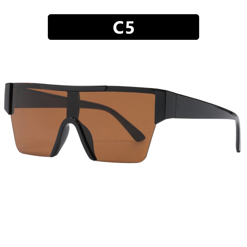 Women's futuristic sports sunglasses with UV protection and wide lens area Bowlift