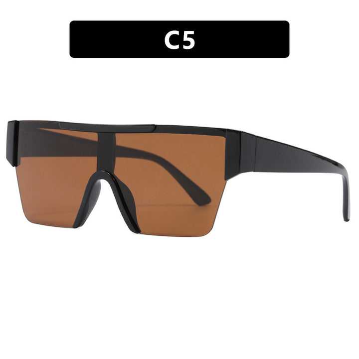 Women's futuristic sports sunglasses with UV protection and wide lens area Bowlift