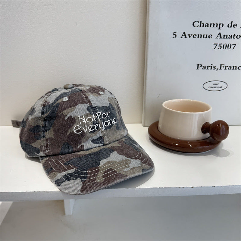 Men's Casual Cotton Embroidered Cap Bowlift