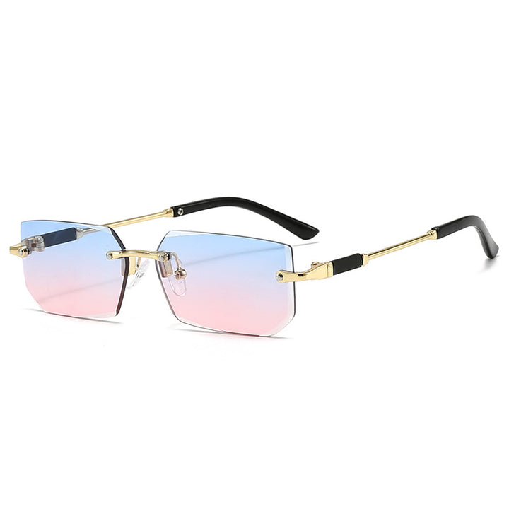 Ladies elegant and fashionable sunglasses with transparent frame Bowlift