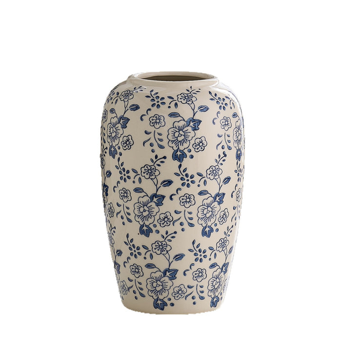 Decorative ceramic vase with floral pattern Bowlift
