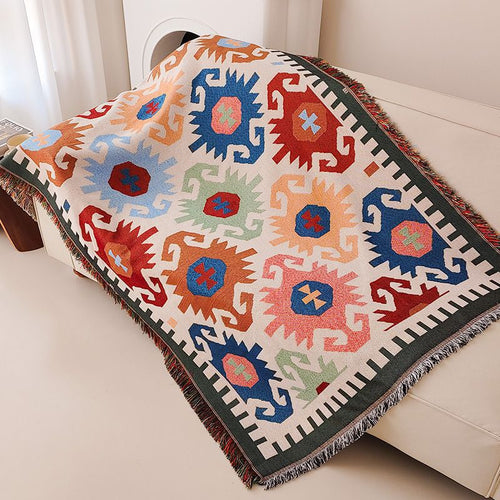 Decorative Woven Throw Blanket