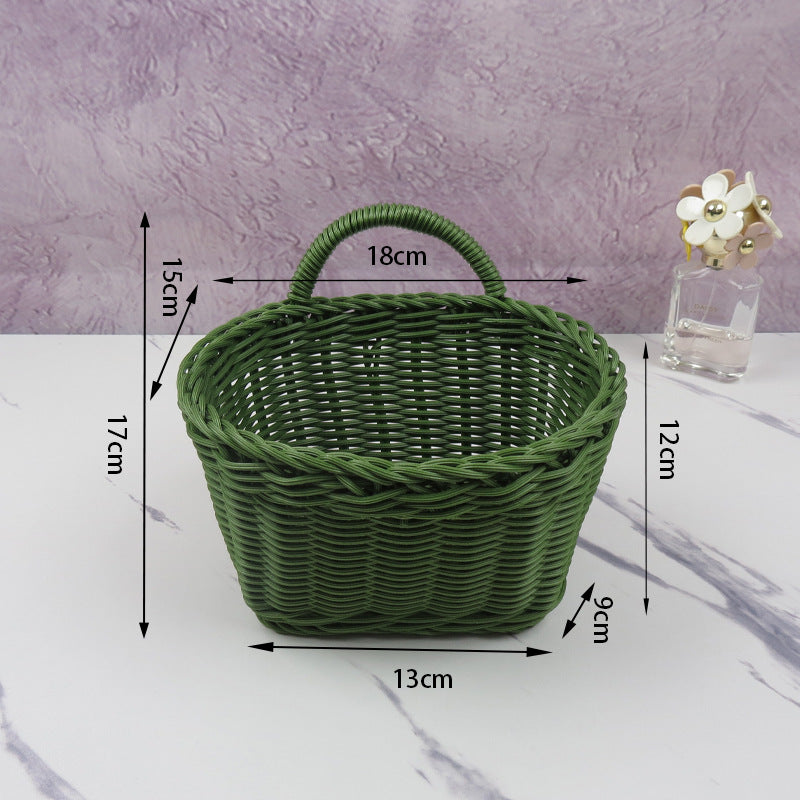 Woven Storage Basket with Handle Bowlift