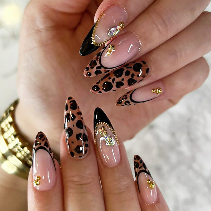 Artistic Gel Press-On Nail Set Bowlift