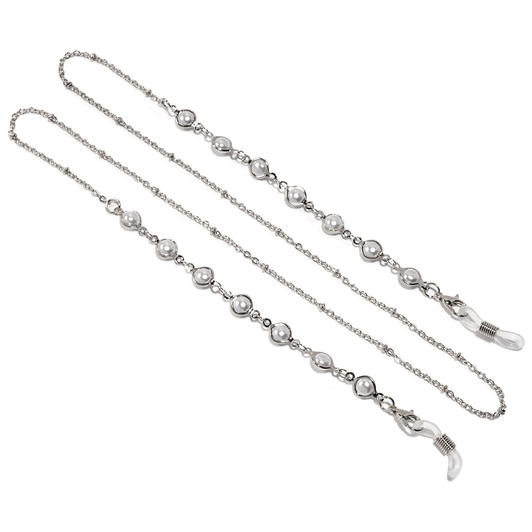 Elegant Pearl-Embellished Glasses Chain Bowlift