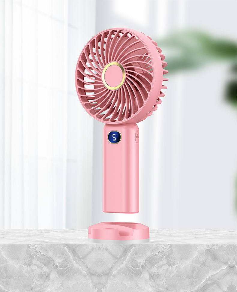 Ladies Portable Hand Fan Bowlift
