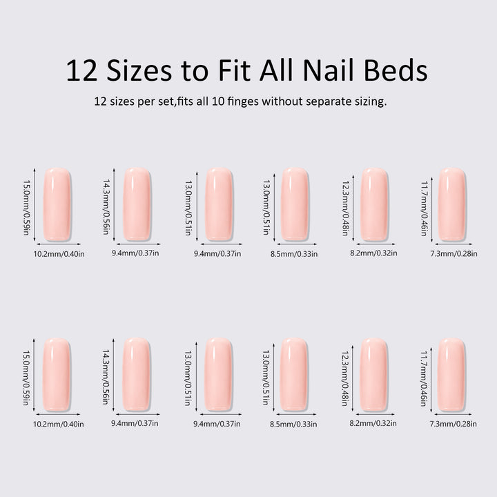 Artificial nail set with floral and luxurious decorations Bowlift