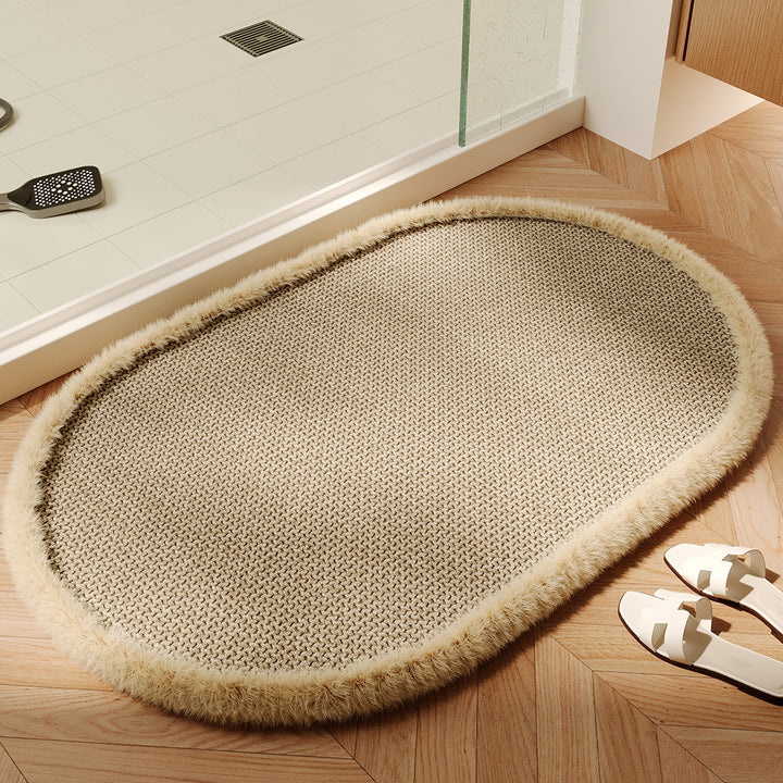Soft Textured Bathroom Mat Bowlift