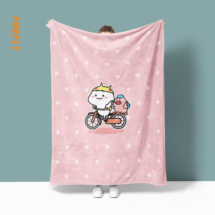 Cartoon-Themed Ultra Soft Fleece Blanket