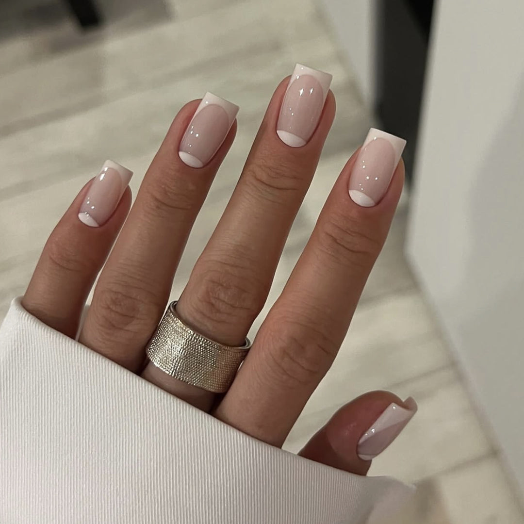Elegant Nail Art with Translucent French Tip Bowlift