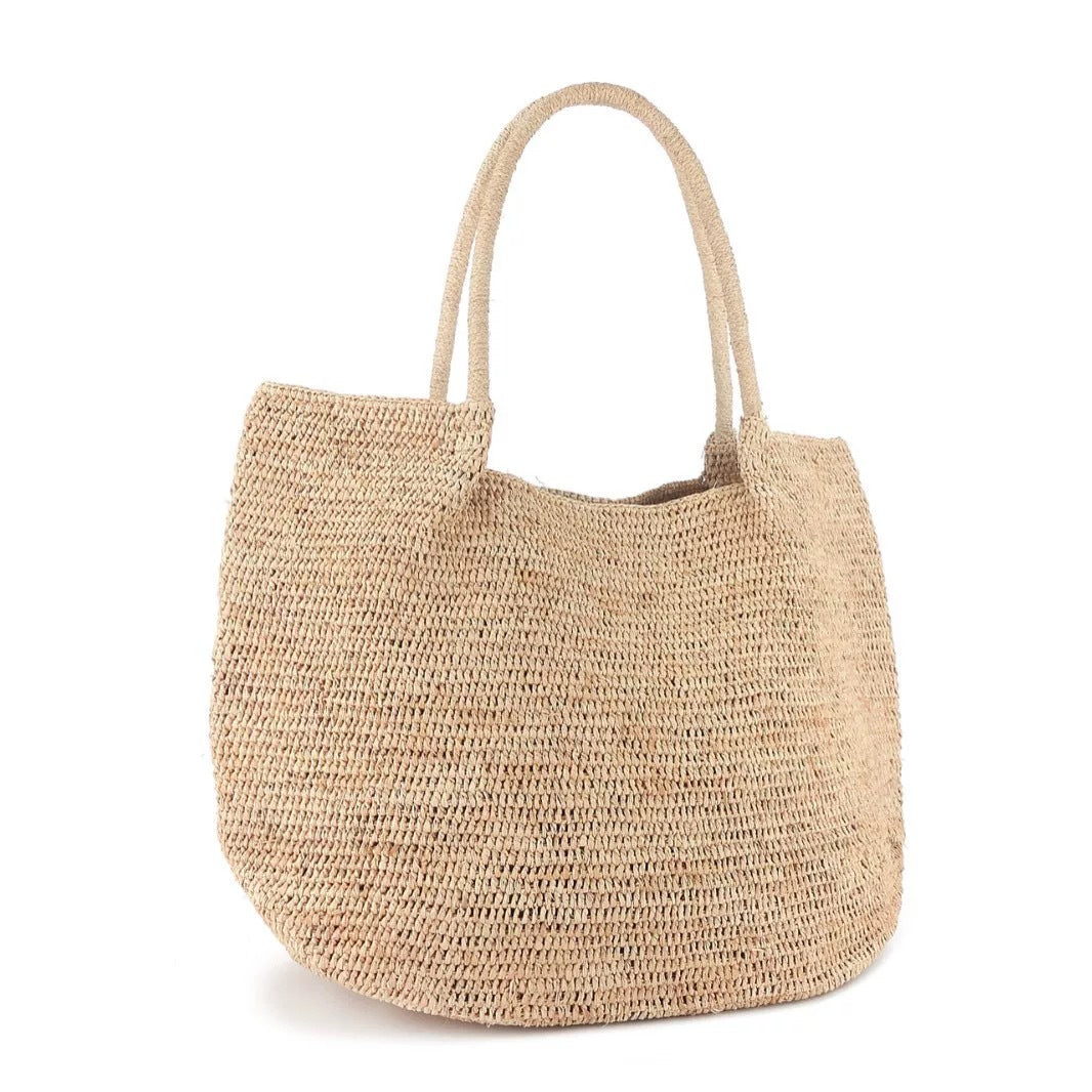 Handwoven raffia tote bag Bowlift