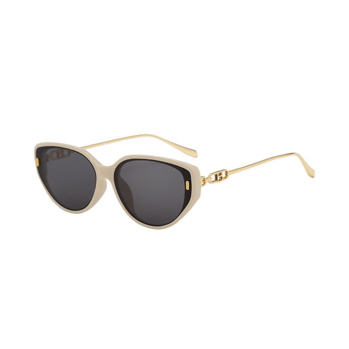 Women's designer sunglasses with delicate metal frame and extraordinary cat-eye design Bowlift