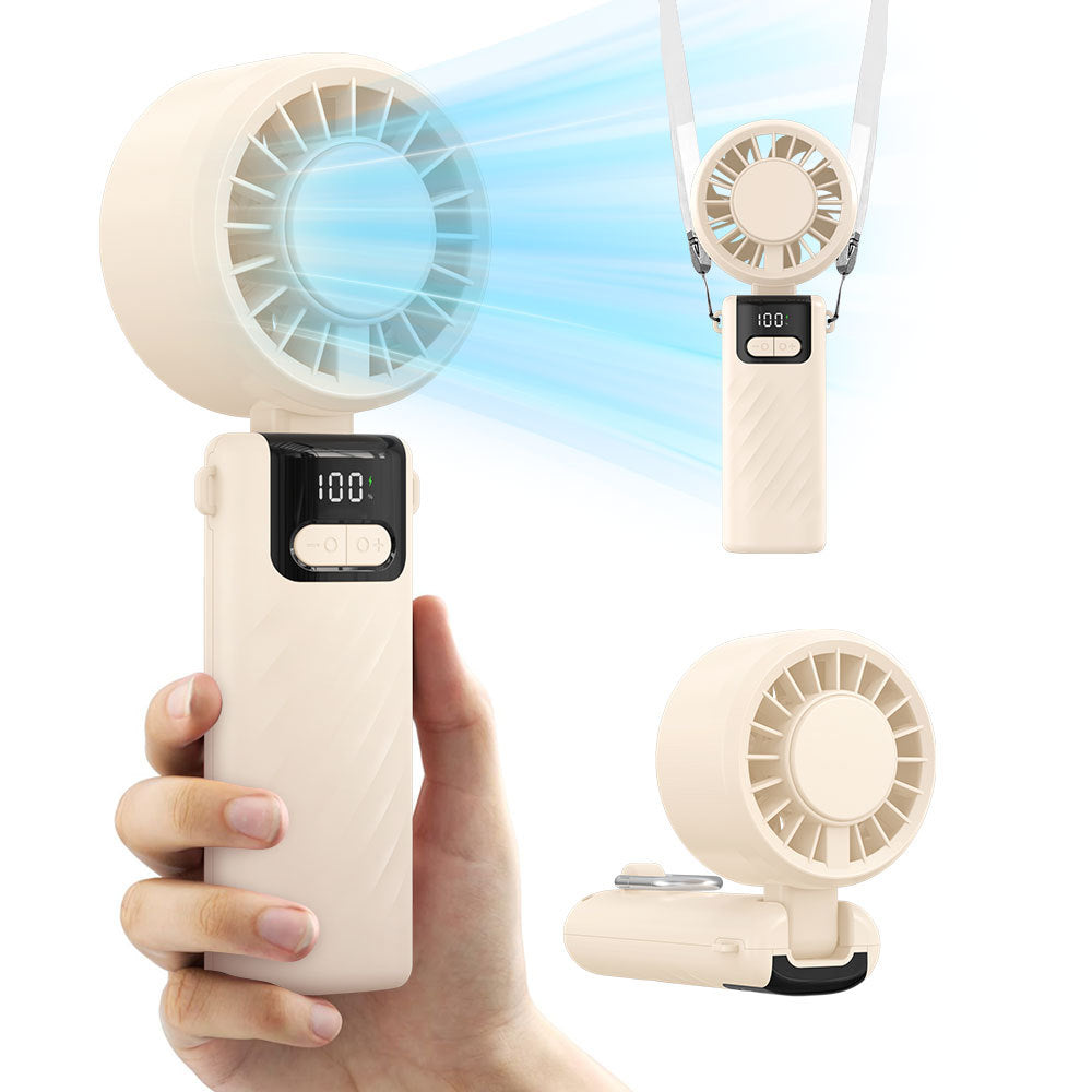 Unisex Compact Rechargeable Bladeless Handheld Fan Bowlift