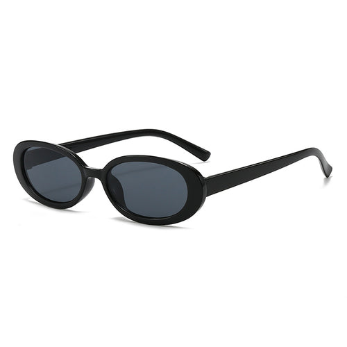 Retro Oval Frame Sunglasses