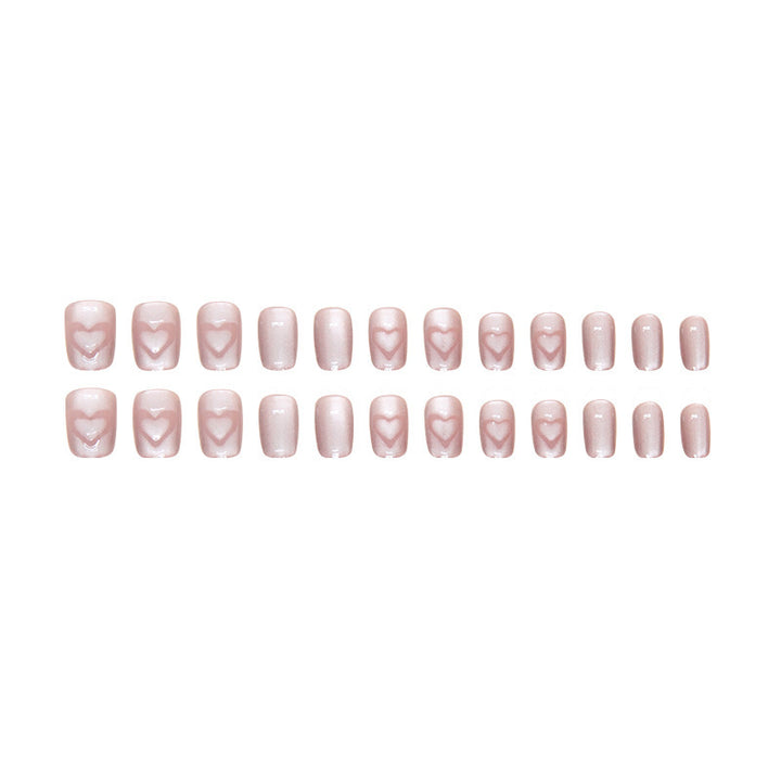 Heart-Embellished Gradient Nail Art Kit Bowlift