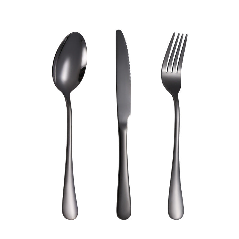 Elegant stainless steel cutlery set with ergonomic handle Bowlift