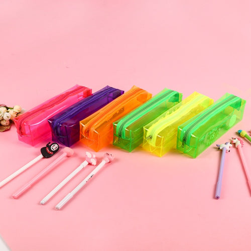 Stylish Transparent Pencil Case Bowlift