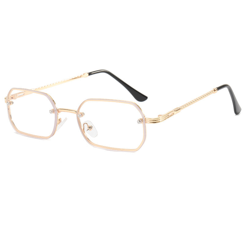 Women's stylish octagonal sunglasses with luxurious metal frame Bowlift