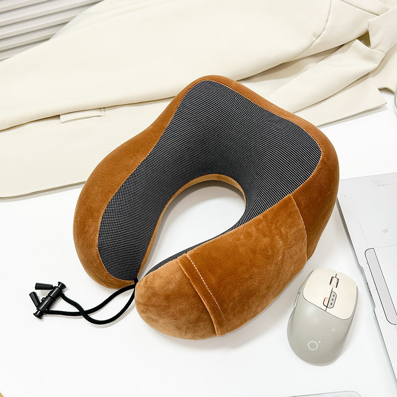 Women's ergonomic travel neck support pillow with breathable surface Bowlift