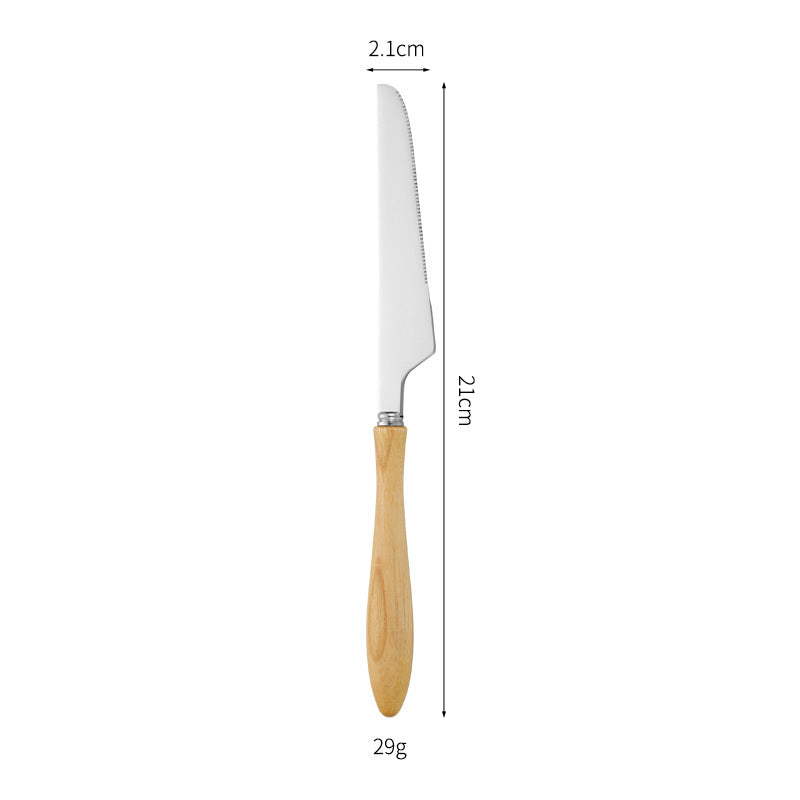 Professional and ergonomic bread knife with wooden handle Bowlift